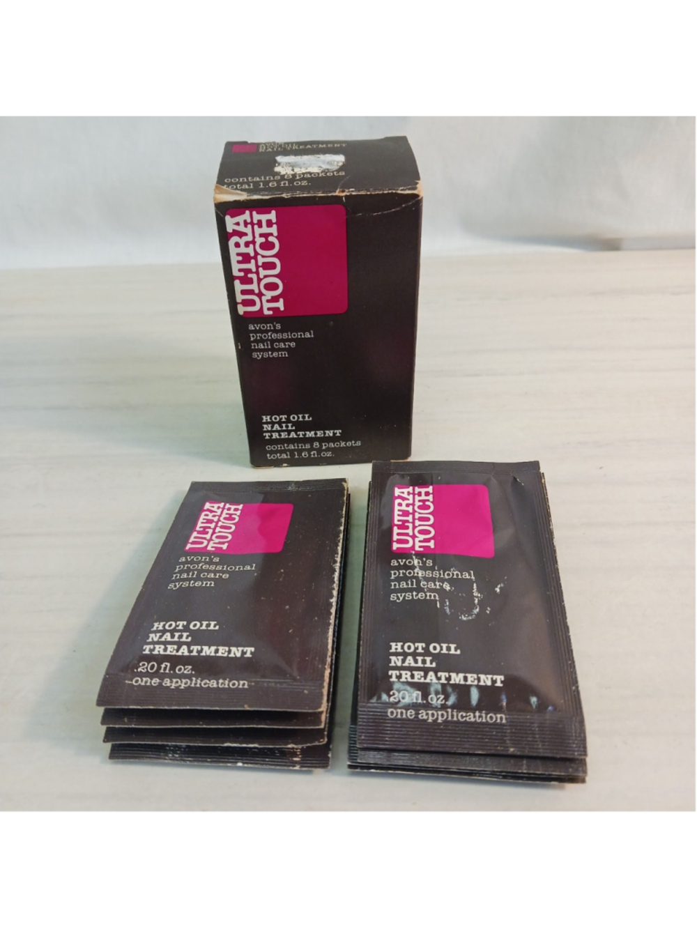Vintage 1982 Avon Ultra Touch Professional Hot Oil Nail Treatment 1.6 oz NOS